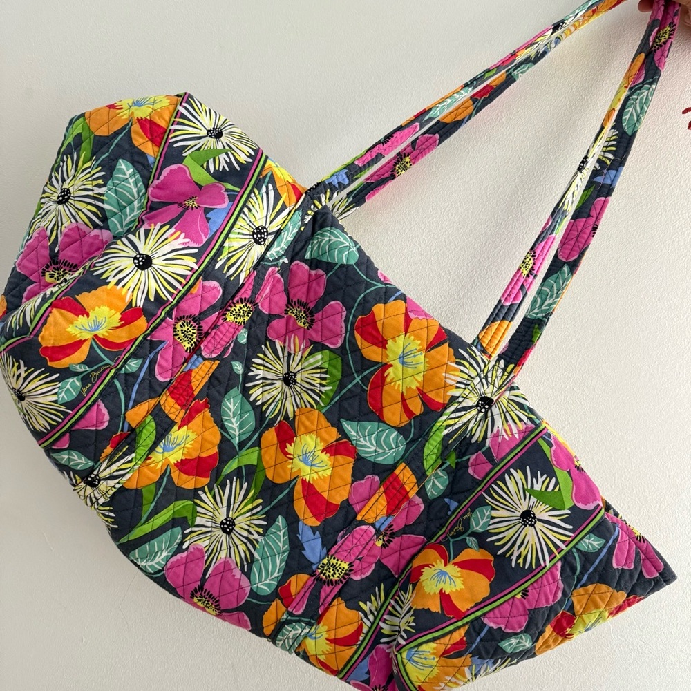 Vera Bradley Double Handle Large Duffle Bag - Jazzy Blooms